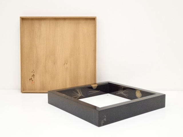 道具 ] - 道具 明峰造 松紋蒔絵炉縁（共箱） | ネットショップ圭